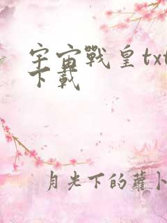 宇宙战皇txt下载