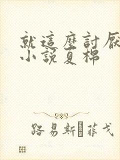 就这么讨厌我吗小说夏棉