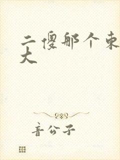 二傻那个东西真大