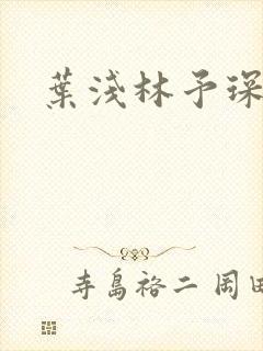 叶浅林予琛小说