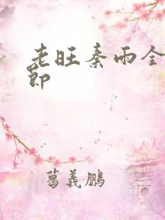 老旺秦雨全部章节