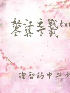 怒江之战txt全集下载