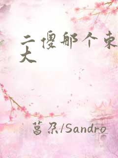 二傻那个东西真大