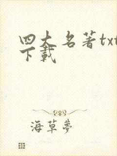 四大名著txt下载