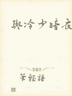 与冷少暗夜孽爱