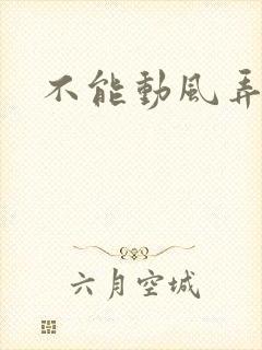 不能动风弄