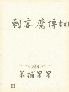 刺客魔传txt