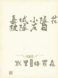 长城小队花木兰被队友日