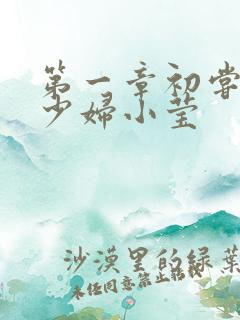 第一章初尝禁果少妇小莹
