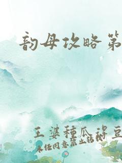 韵母攻略第二版