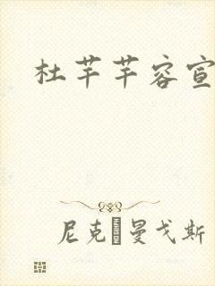 杜芊芊容宣和尚