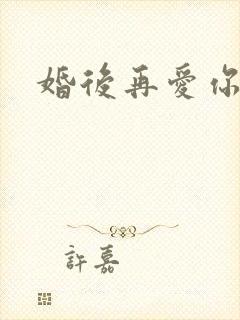 婚后再爱你