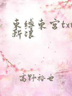 束缚东宫txt新浪