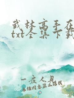 武林高手在校园txt全集下载