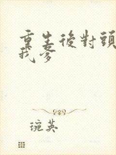 重生后对头成了我爹