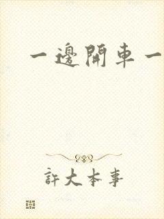 一边开车一边做