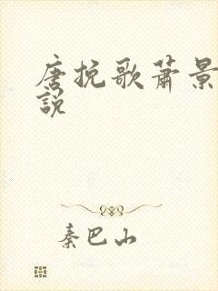 唐挽歌萧景弦小说