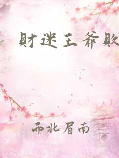财迷王爷败金妃