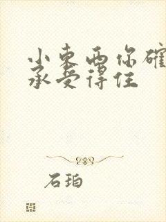 小东西你确定你承受得住