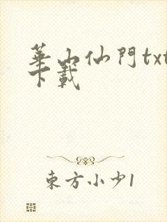 华山仙门txt下载