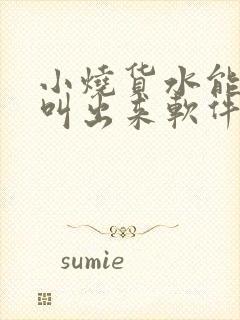 小烧货水能么多叫出来软件