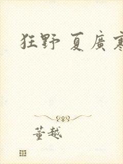 狂野 夏广寒