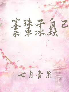 塞珠子自己排出来车冰秋