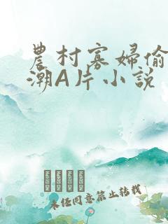 农村寡妇偷人高潮A片小说