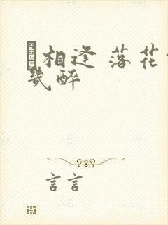 囍相逢 落花能几醉