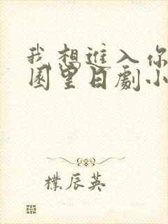 我想进入你的花园里日剧小说