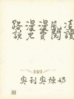 路漫漫风凌轩小说免费阅读