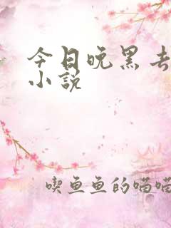 今日晚黑去见你小说