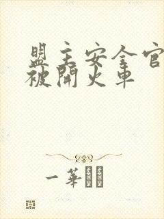 盟主安全官泰国被开火车