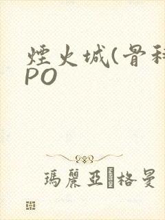 烟火城(骨科)PO