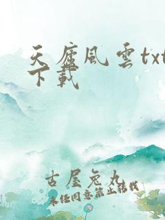 天庐风云txt下载