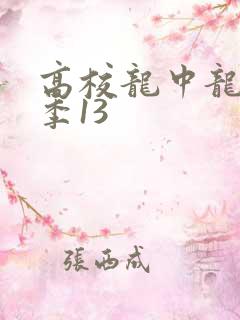 高校龙中龙第二季13