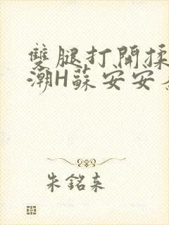双腿打开揉弄高潮H苏安安秦慕深