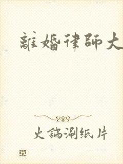 离婚律师大结局