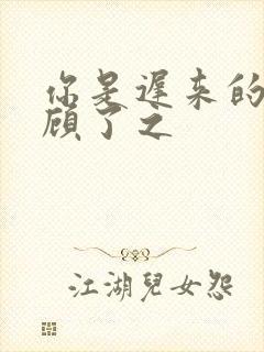 你是迟来的欢喜顾了之