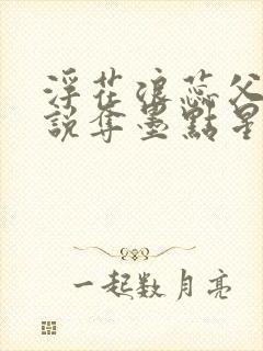 浮花浪蕊父女小说夺墨点星