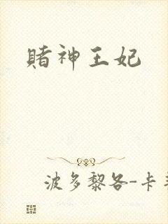 赌神王妃