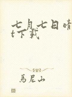 七月七日晴txt下载