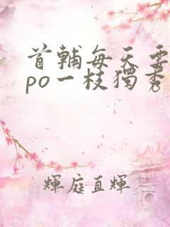 首辅每天要不够po一枝独秀全文