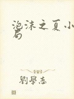 泡沫之夏小说结局