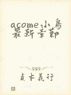 acome小鸟最新章节