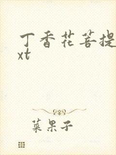 丁香花菩提树txt