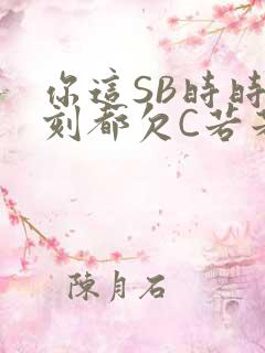 你这SB时时刻刻都欠C若若