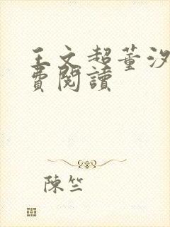 王文超董汐瑜免费阅读