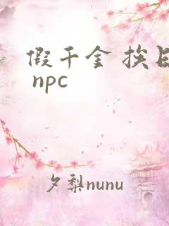 假千金 挨日记 npc