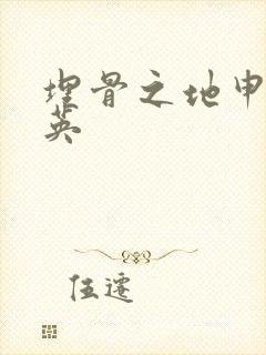 埋骨之地申屠奎英